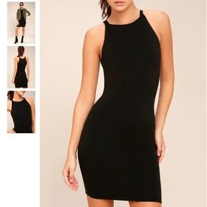Lulu's Black Bodycon Dress